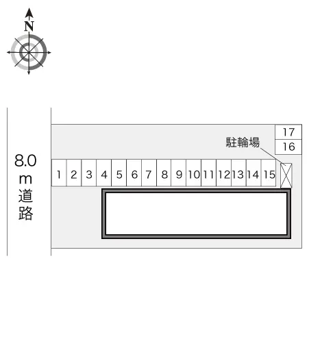 ★手数料０円★札幌市西区発寒十三条４丁目　月極駐車場（LP）